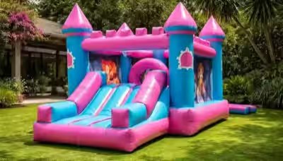 Castillo de Princesas - Reino magico en rosa para fiestas de ninas CDMX