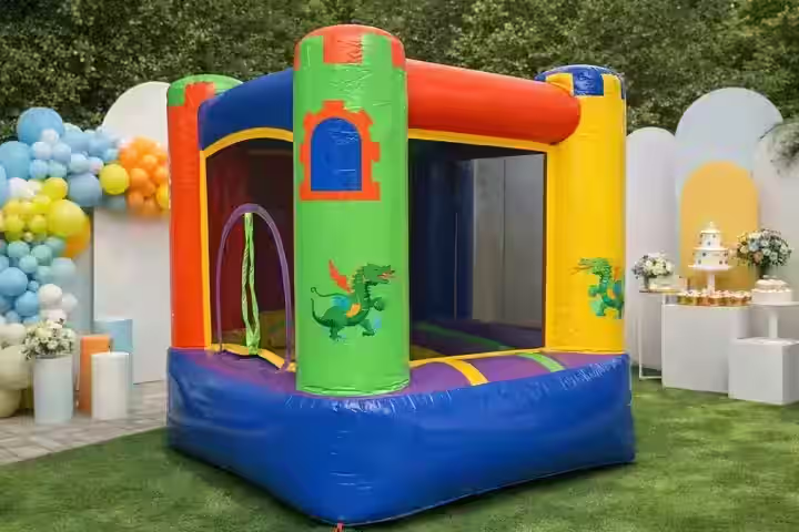 Renta Mini Castillo inflable - Con decoración para cumpleaños CDMX